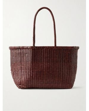Dragon Diffusion B Weave Leather Tote - Red
