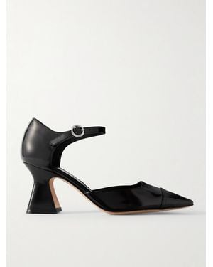 Aeyde Francine Leather Court Shoes - White