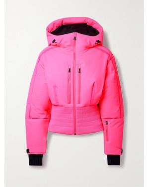 Aztech Mountain Vertical Nuke Dermizax Ev Hooded Down Ski Jacket - Pink