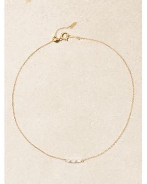 PERSÉE 18-Karat Diamond Anklet - Natural