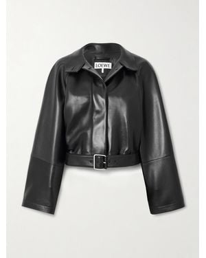 Loewe Leather Jacket - Black