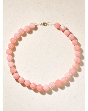 JIA JIA Oracle 14-Karat Opal Beaded Necklace - Pink