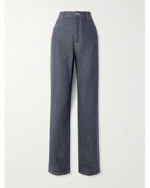 Loro Piana Tye Straight-Leg Jeans - Blue