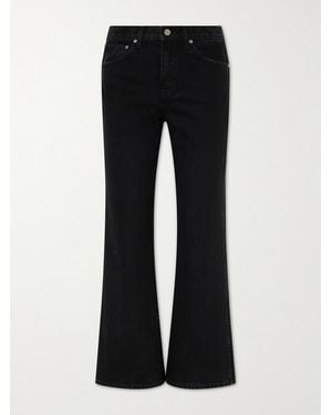 KHAITE Clara Flared Jeans - Black