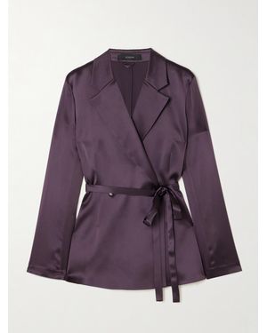 JOSEPH Joubert Blazer Aus Seidensatin - Lila