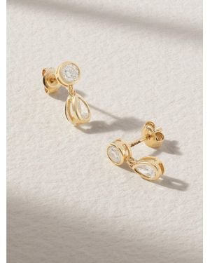 Mateo 14-Karat Diamond Earrings - Natural