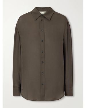 Kallmeyer Dani Silk-Double Georgette Shirt - Green