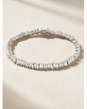 Suzanne Kalan 18-Karat Diamond Tennis Bracelet - Natural