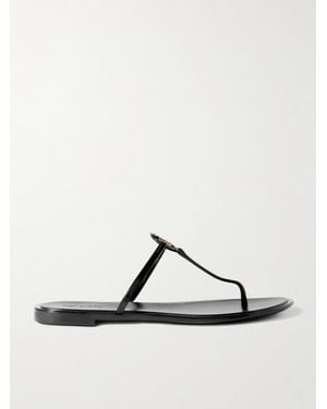 Tory Burch Mini Miller Sandalen Aus Gummi - Schwarz