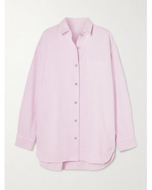Agolde Maria Mcmanus Oversized Organic Denim Shirt - Pink