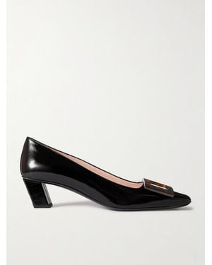 Roger Vivier Decolleté 45 Belle Vivier Pumps Aus Lackleder - Schwarz