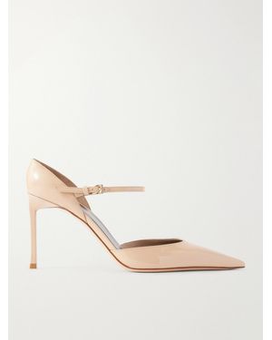 Tom Ford 85 Patent Leather Court Shoes - Natural