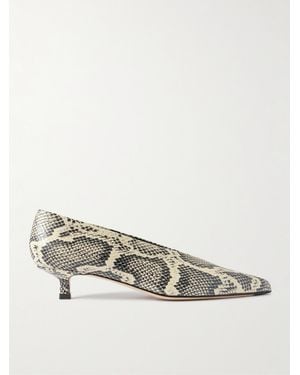 Aeyde Leather Snake Print Clara Pumps 35 - Multicolor