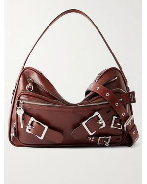 Acne Studios Camero Camera Leather Shoulder Bag - Red