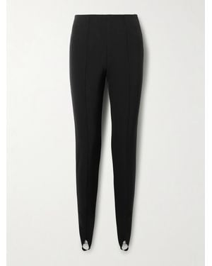 Bogner Elaine Embroidered Stretch Stirrup Ski Trousers - Black