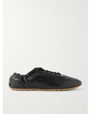 Saint Laurent Lewis Sneakers Aus Leder - Schwarz