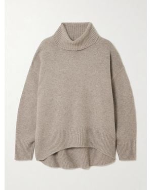 arch4 World's End Oversized Cashmere Turtleneck Sweater - Gray