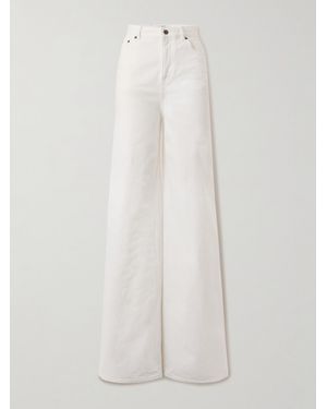 Chloé High-Rise Wide-Leg Jeans - White