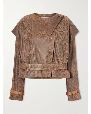 Isabel Marant Leather Jacket - Brown