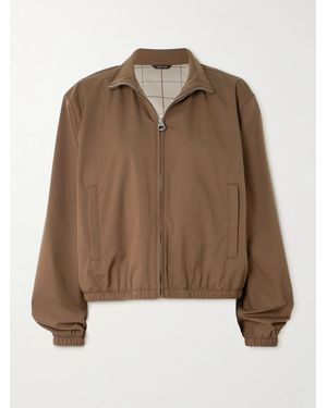 Loro Piana Shell Bomber Jacket - Brown