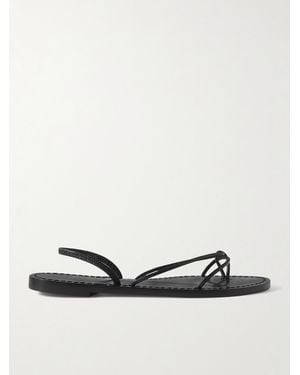 Amanu The Mombasa Sandalen Aus Leder - Schwarz