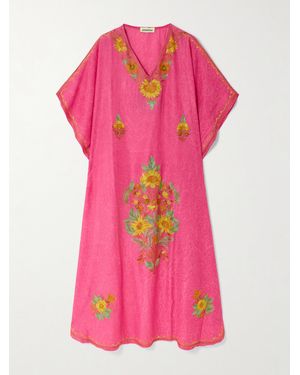 Admona Kaftan Aus Gaze - Pink