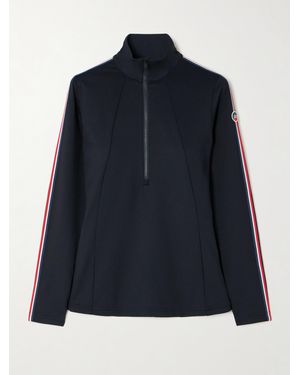 Fusalp Stellia Ii Skioberteil Aus Stretch-Jersey Mit Ripsbandbesätzen - Blau