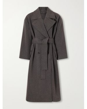 mfpen Auditor Belted Recycled Wool Coat - Gray