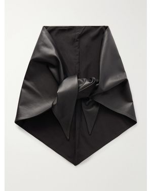 Sea Caitlin Leather Scarf - Black