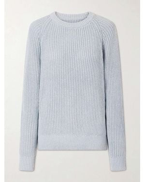 Aimé Leon Dore Ribbed Cotton Jumper - Blue