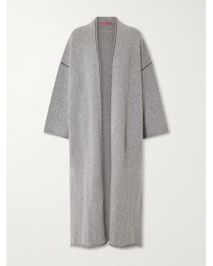 The Elder Statesman Glacier Cashmere Cardigan - Grey