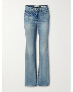 Nili Lotan Celia High-Rise Straight-Leg Jeans - Blue