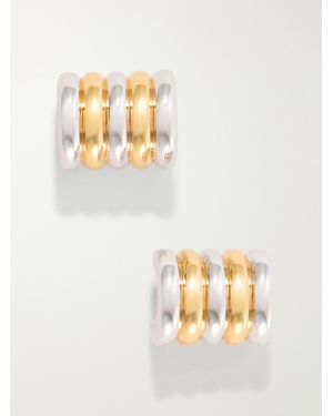 DEHANCHE Hollyhock And-Tone Earrings - Metallic