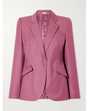 McQueen Wool Blazer - Pink