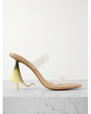 Cult Gaia Calisto Mules Aus Pvc - Natur