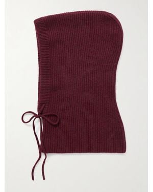 arch4 Klosters Balaklava Aus Geripptem Kaschmir - Lila