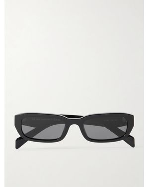 Prada Symbole Square-Frame Acetate Sunglasses - Black
