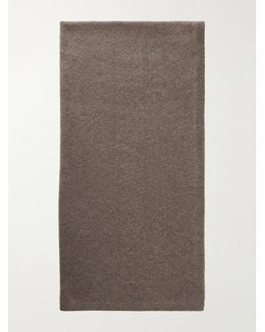 Nour Hammour Cashmere Scarf - Brown