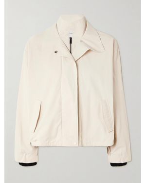 St. Agni Jacke Aus Recyceltem Twill - Natur