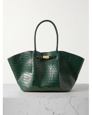 DeMellier London New York Croc-Effect Leather Tote - Green