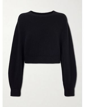 KHAITE Masie Wool And Cashmere-Blend Jumper - Black