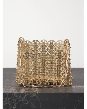 Rabanne 1969 Nano Chainmail Shoulder Bag - Natural