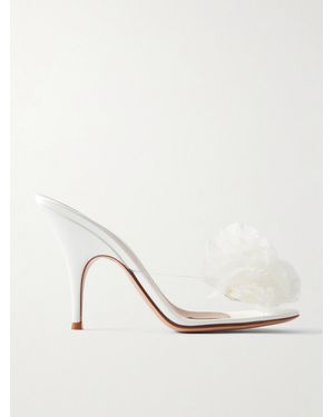 Gianvito Rossi Igea 95 Embellished Pvc Sandals - Natural
