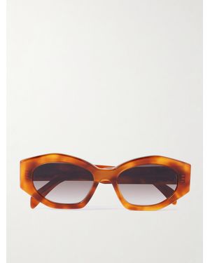 Celine Triomphe Sonnenbrille Mit Cat-Eye-Rahmen Aus Azetat - Braun