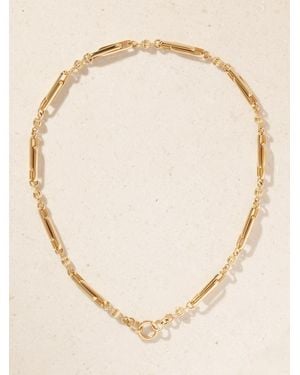 Lucy Delius Stirrup 14-Karat Necklace - Natural