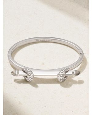 ANANYA Chakra Icon 18-Karat, Diamond And Quartz Bangle - Natural