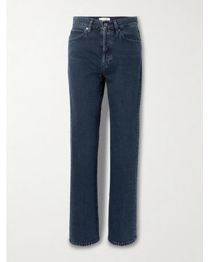 FRAME The Vertical Hoch Sitzende Jeans Mit Geradem Bein - Blau