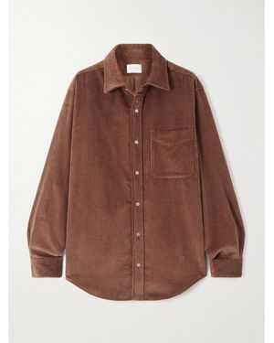 Aimé Leon Dore Chemise En Velours De Coton Côtelé - Marron