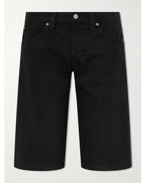 KHAITE Kinga Straight-Leg Denim Trousers - Black