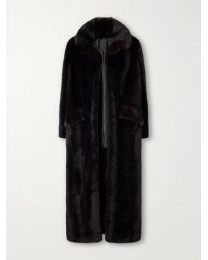 Anna Sui Plush Coat - Black